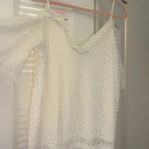 White lace blouse